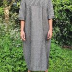 girl wearing dress in garden