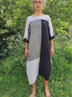 girl wearing dress in garden