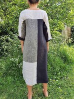 girl wearing dress in garden