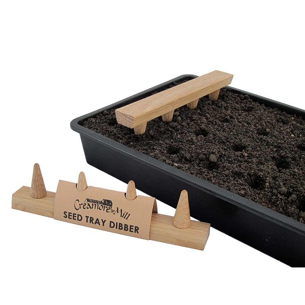 dibber on compost filled tray