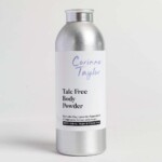 aluminium bottle on white background