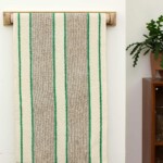 towel on rail on wall