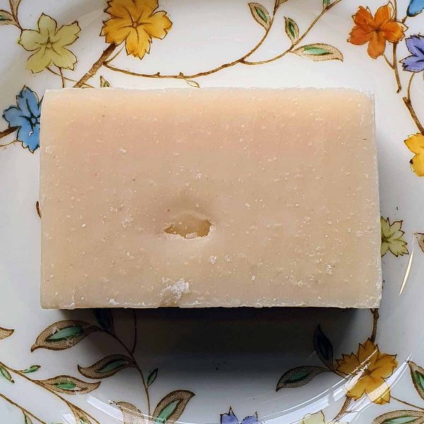 soap bar on plate