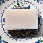 soap bar on plate