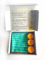 inside kit showing contents on white background