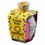 cardboard grenade on white background