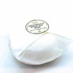 wrapped soap on white background