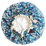 shower cap on white background