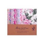 pack of coloured fabrics on white background