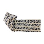 patterned wheat bag on white background