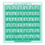alphabets in green