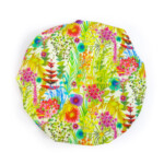 shower cap on white background