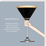 Rosie Made A Thing: Espresso Martini Greetings Card