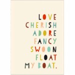 Float My Boat Greetings Card