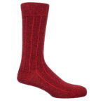 red sock on white background