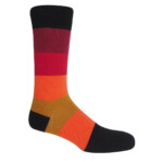 stripe sock on white background