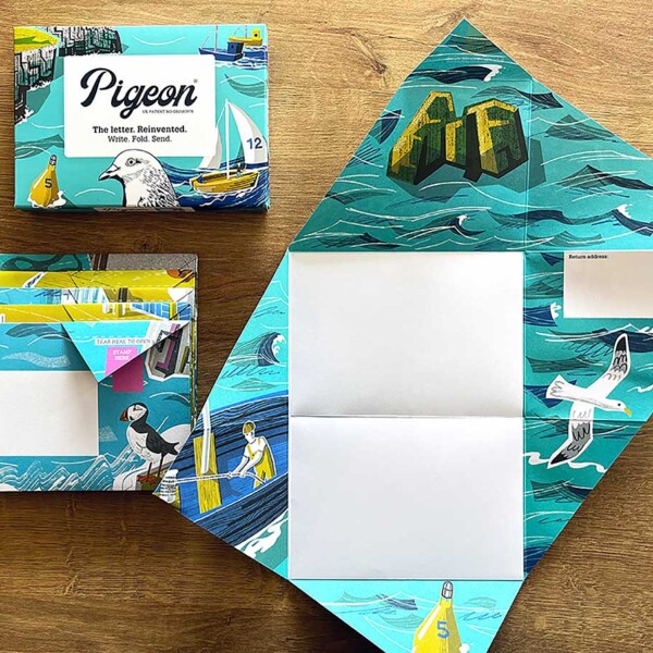 box of notelets open