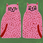 Nancy McKie: Two Pink Cats