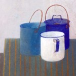 Wendy Jacob: Enamel Mug and Two Canisters