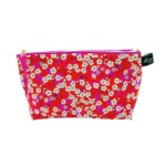 cosmetic bag on white backgound