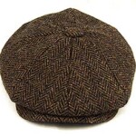 dark brown cap on a white background