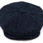navy cap on white background