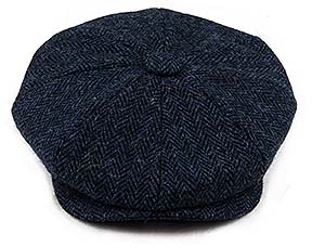 navy cap on white background