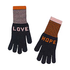 pair of gloves on a white background