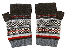 pair of mittens on a white background