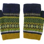 open mitts on a white background