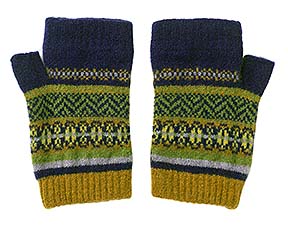 open mitts on a white background