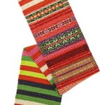 colourful scarf on a white background