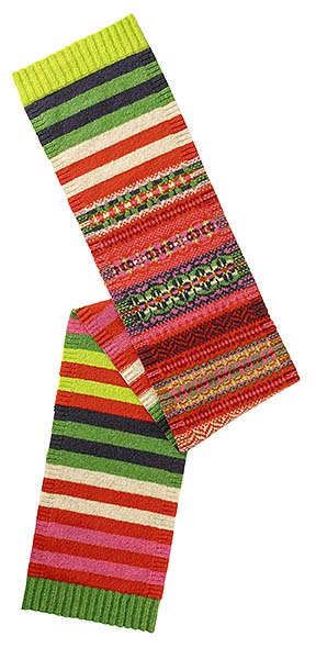 colourful scarf on a white background