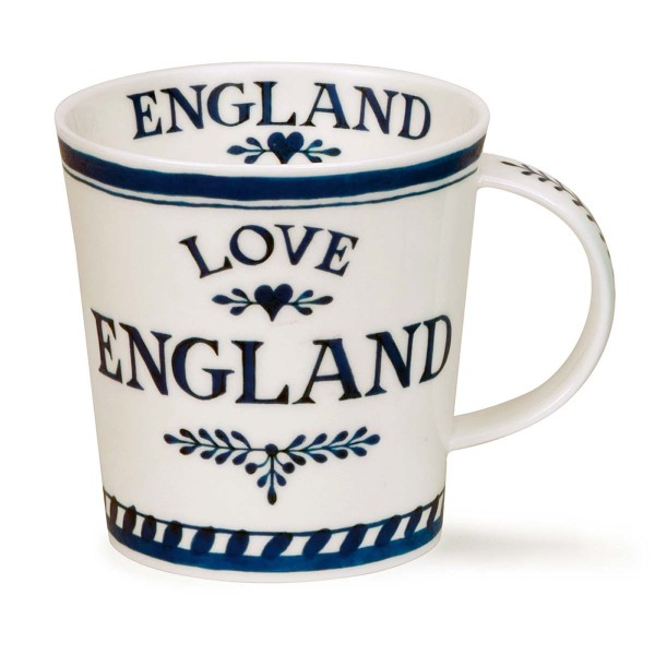 fine bone china mug on a white background
