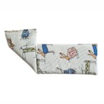 patterned wheat bag on white background