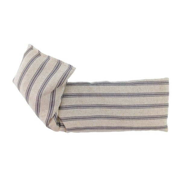 striped wheat bag on white background