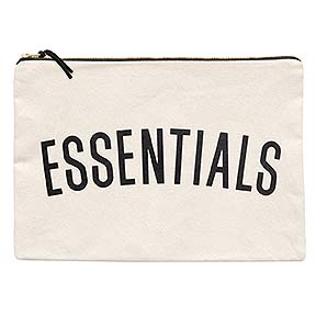 canvas bag on white background