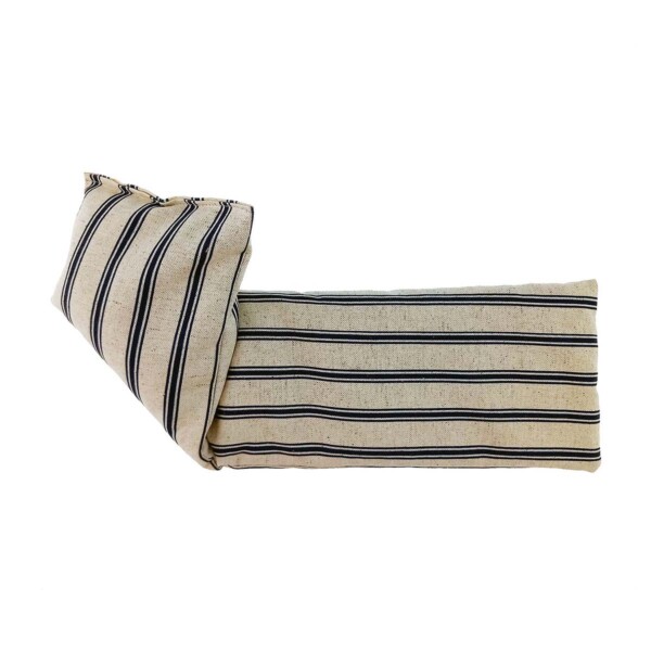 striped wheat bag on white background