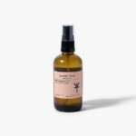 glass bottle on white background