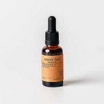glass bottle on white background