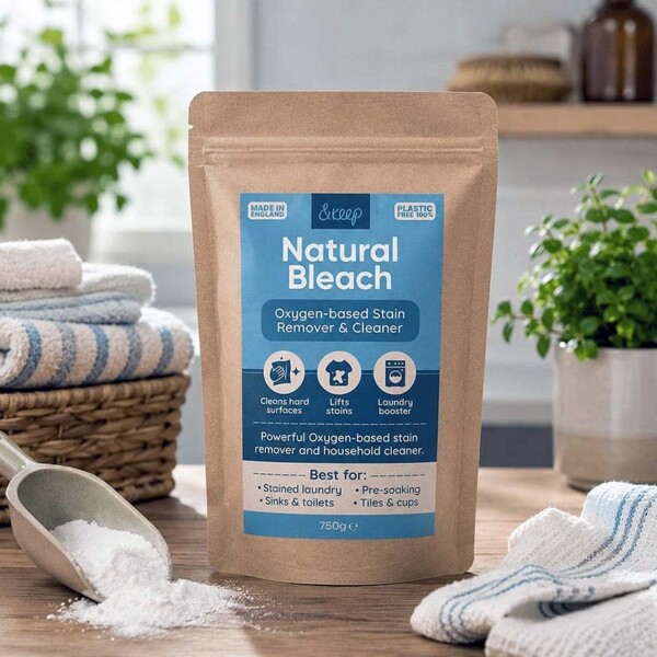 packet with laundry in a kitchen